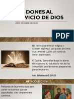 Mis Dones Al Servicio de Dios