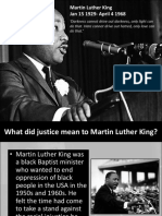 Martin Luther King Jan 15 1929-April 4 1968