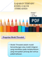 Model pembelajaran terpadu galur (threaded) dan kelebihan serta kekurangannya