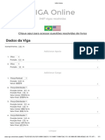 Calculos de Reação de Vigas