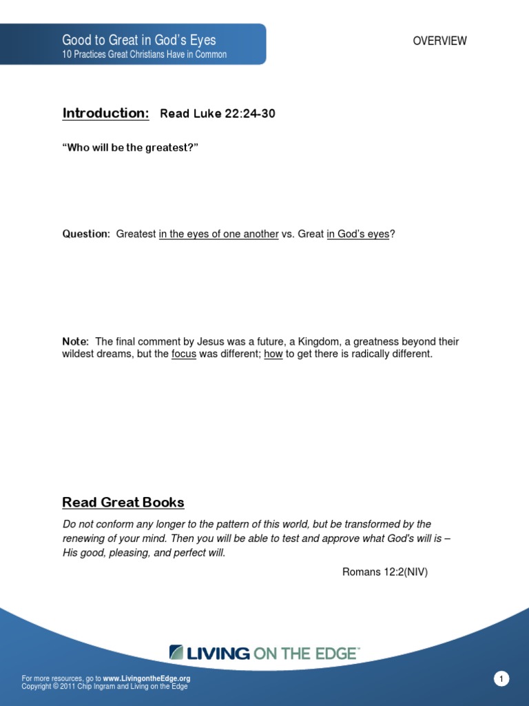 Good To Great In Gods Eyes Pdf Sacrifice Cain And Abel