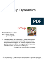 Group Dynamics Part 1