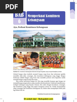 Bab 6 Memperkuat Komitmen Kebangsaan Pdf Pdf