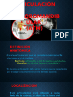 Articulación Temporomandib Ular (ATM)