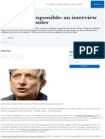 Willing The Impossible - An Interview With Judith Butler (Opendemocracy)