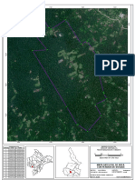 mapa satélite perdida de bosque