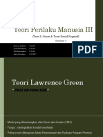 Teori Perilaku L.Green Dan Bandura