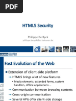 HTML 5 Security