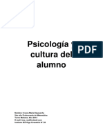 Monografía Psicología y Cultura Del Alumno