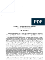 Marshall. Quis hic loquitura. Plautine delivery and the double aside.pdf