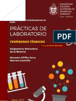 Prácticas de Laboratorio - Fenómenos Térmicos 