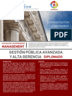 Diplomado Gestion Publica Avanzada y Alta Gerencia