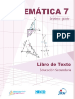 Matemáticas 7mo Grado 2019 Mined Nicaragua 