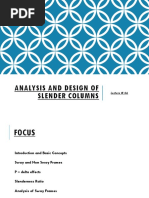 Slender Column Design Principles | PDF | Column | Bending