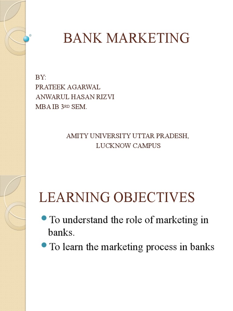 Bank Marketing Strategies Explained | PDF | Marketing | Banks