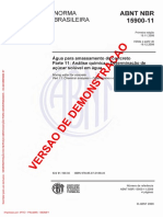 Água para Amassamento Do Concreto - Parte 11 Análise Química - Determinação de Açúcar Solúvel em Água