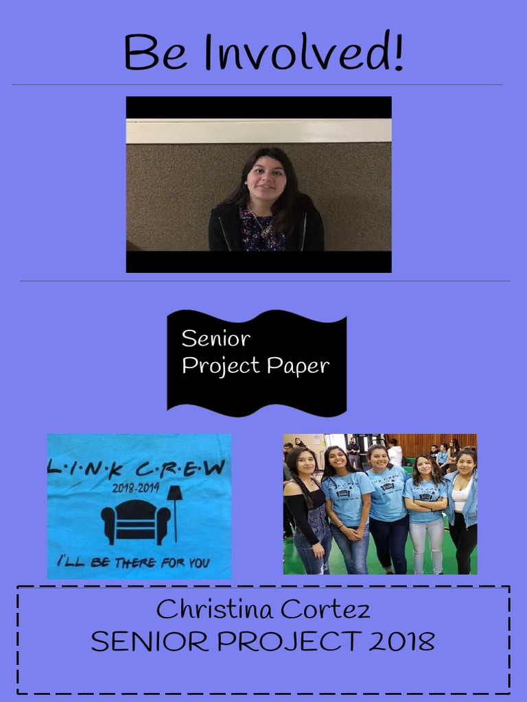 Senior Project: Get Involved! | PDF