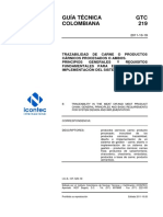 Traceability in the meat and meat product chain