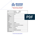 Payment of Direct Tax - Cyber Receipt Payment For Challan No-ITNS 280