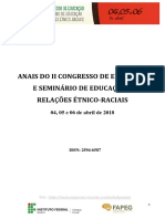 Congresso Educação Relações Étnicas