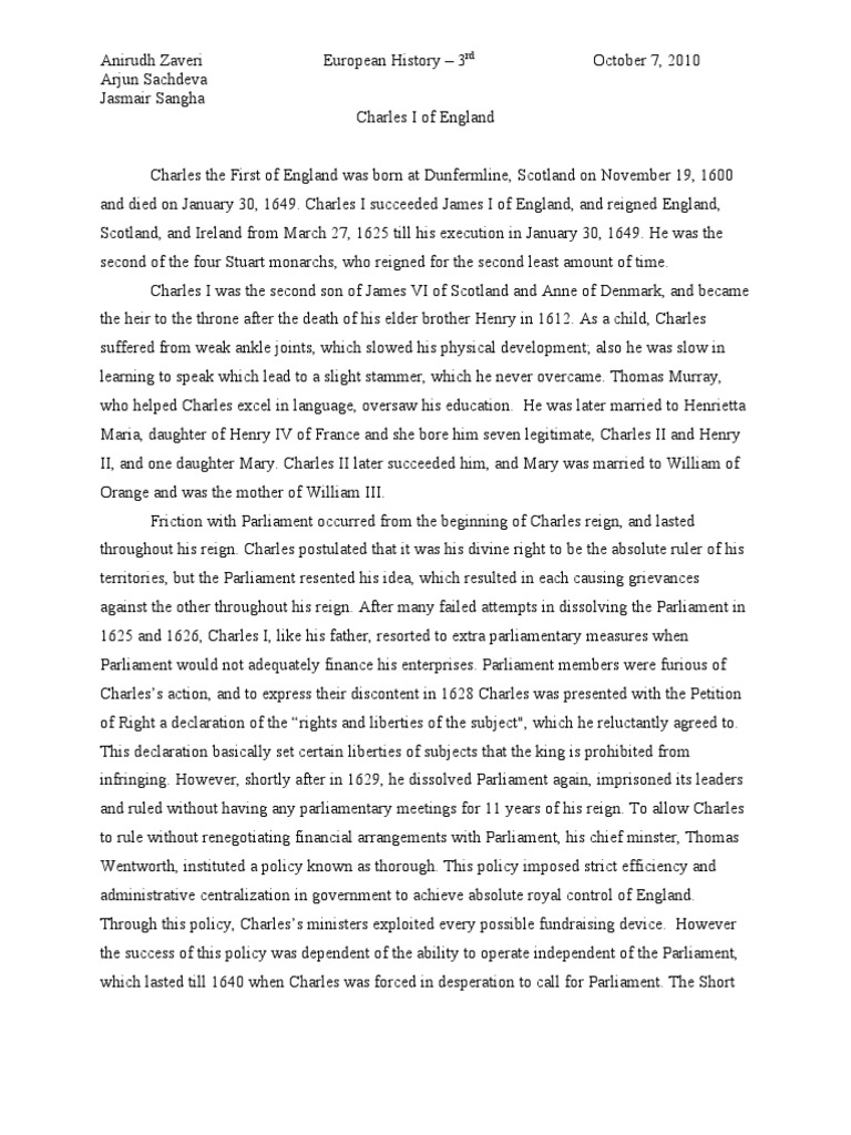 Charles i essay 07 picture