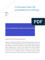 Spouse Prediction Using Navamsa Chart