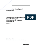 Threats and Countermeasures Guide