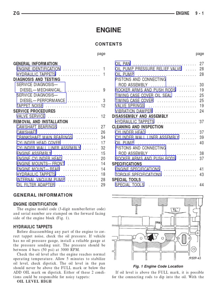 Diesel Engine Service and Diagnosis Guide | PDF | Rotating Machines ...