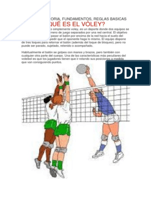 Discriminatorio tenedor Admirable El Voley | PDF | Vóleibol | Asociación de Futbol