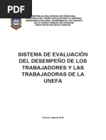 Sistema de Evaluacion UNEFA