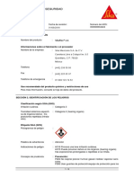 Hoja Seguridad Sikaflex 1a PDF