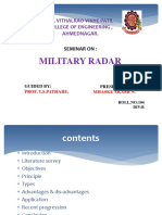 Military Radar: Dr. Vithalrao Vikhe Patil College of Engineering, Ahmednagar