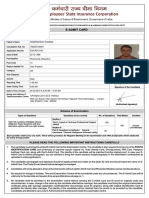 E-Admit Card: Computer Based Examination For Recruitment To Paramedi Cal & Nursing Cadre Posts in Esic