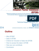 IPCC Emission Factor Database (EFDB) : Nalin Srivastava Technical Support Unit, IPCC TFI