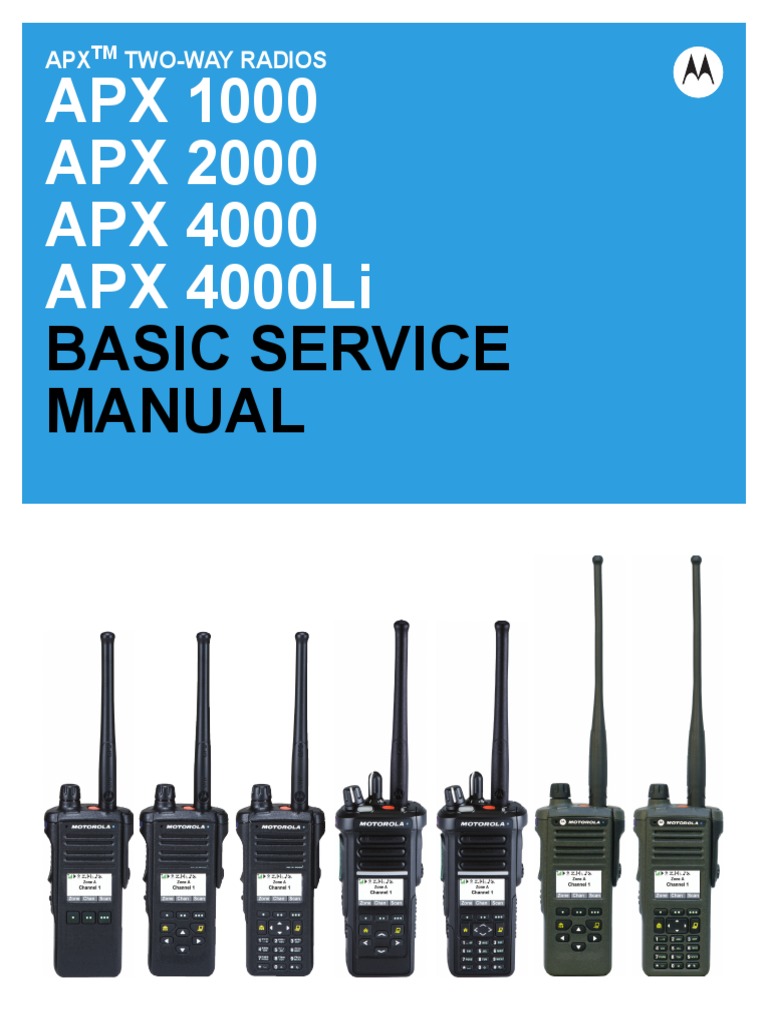 Motorola APX2000 APX4000 Front Label Bluetooth Dot Model 54012196001 
