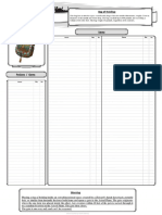 D&D Bag of Holding Inventory Sheet PDF