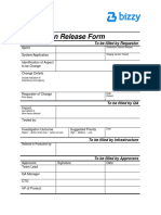 (Template) Production Release Form