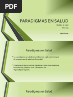Paradigmas en Salud
