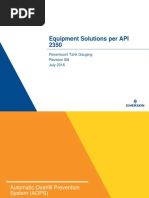 API 2350 Overfill Protection Guide | PDF | Safety | Engineering