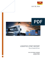 NaveenKumarArjunan LogisticsStint Report PDF