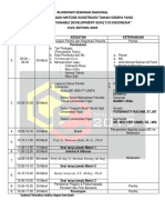 Rundown Seminar Nasional Civil Edition 2019