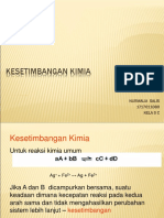 Kesetimbangan-Kimia NURMALIA SALIS 1717011080