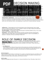 Family Decision Making