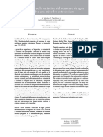 Variabilidad Consumo de Agua Potable PDF
