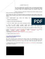 CARA INSTAL WINDOWS XP SECARA LENGKAP