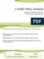Public Policy Analisis