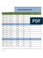 Time Sheet For Drawing Section: Date Department Employee Name Subcontractor Name Designation Hours Worked Remarks