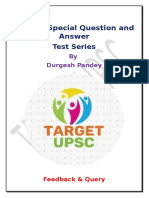 Prelims Special Question and Answer: Test Series