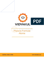 Physics Formula Chapter12 Atoms