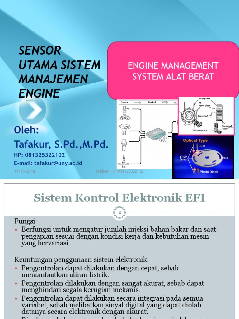 Sensor Utama | PDF | Teknologi & Rekayasa